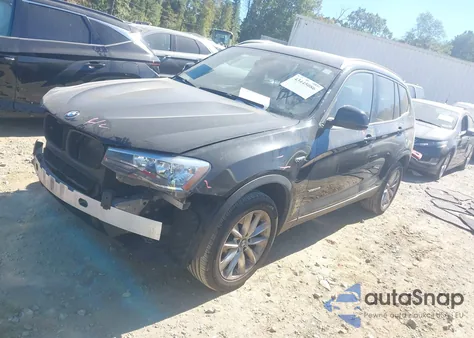 2017 BMW X3 xDrive28I из США, поврежденный, VIN 5UXWX9C59H0T02673